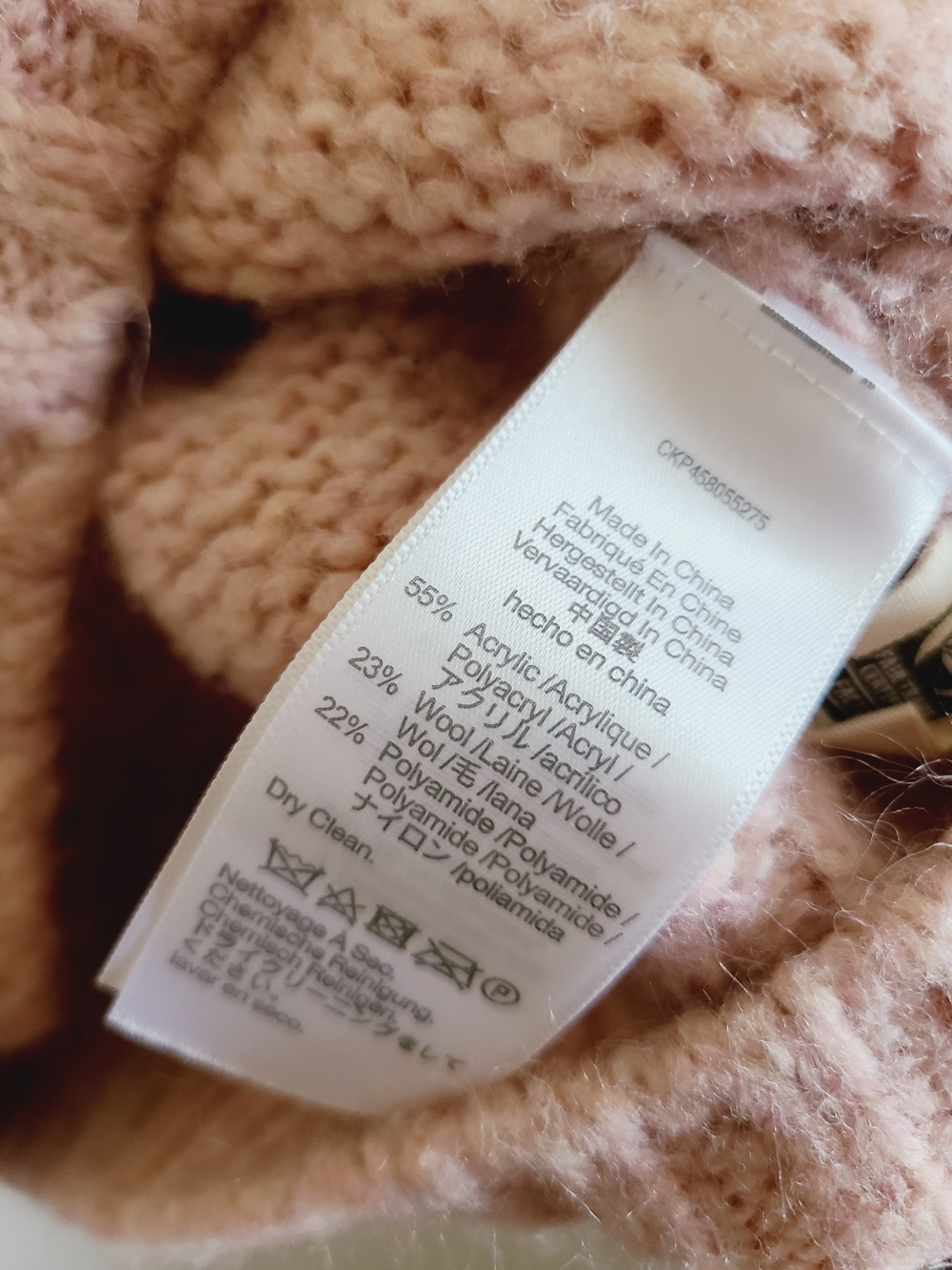 Madwwell Cozy Knit Button-Up Cardigan in Blush Pink - Picture 4 of 8